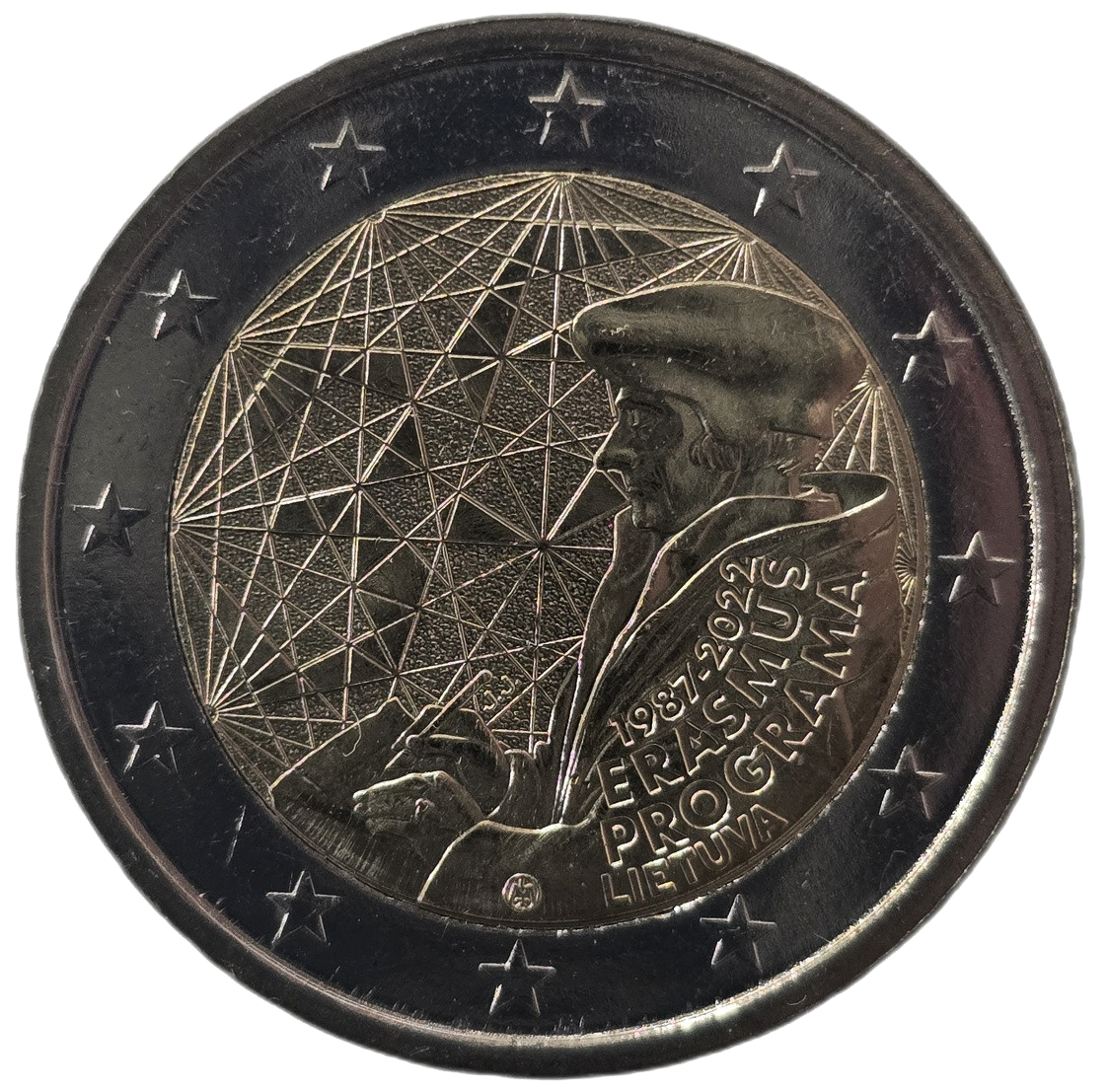 2 euros conmemorativa 35 Aniversario del Programa Erasmus